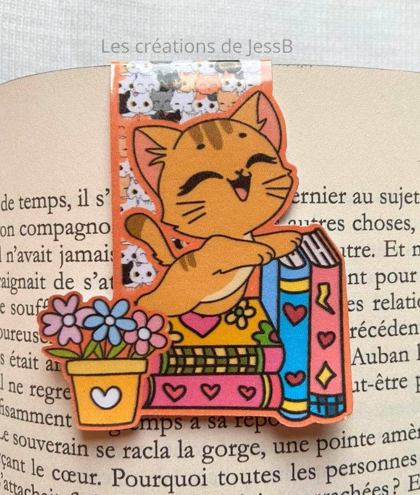 Signet magnétique – Chat roux