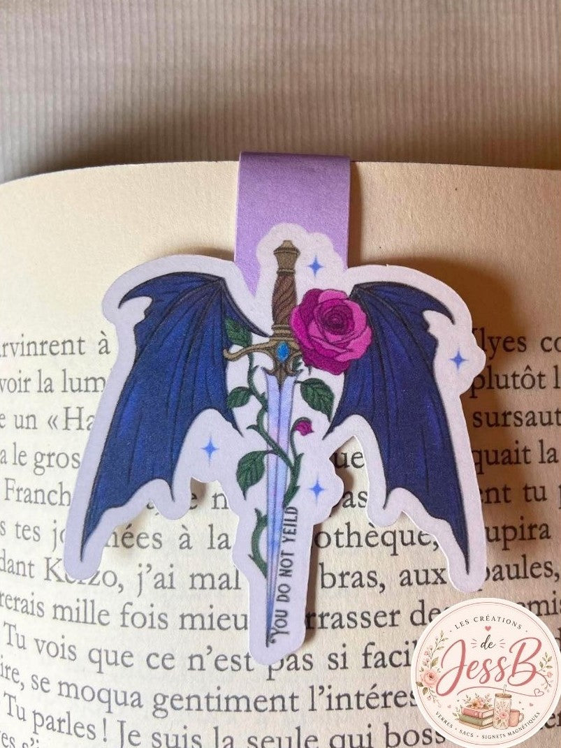 Signet magnétique - Dragon & Rose