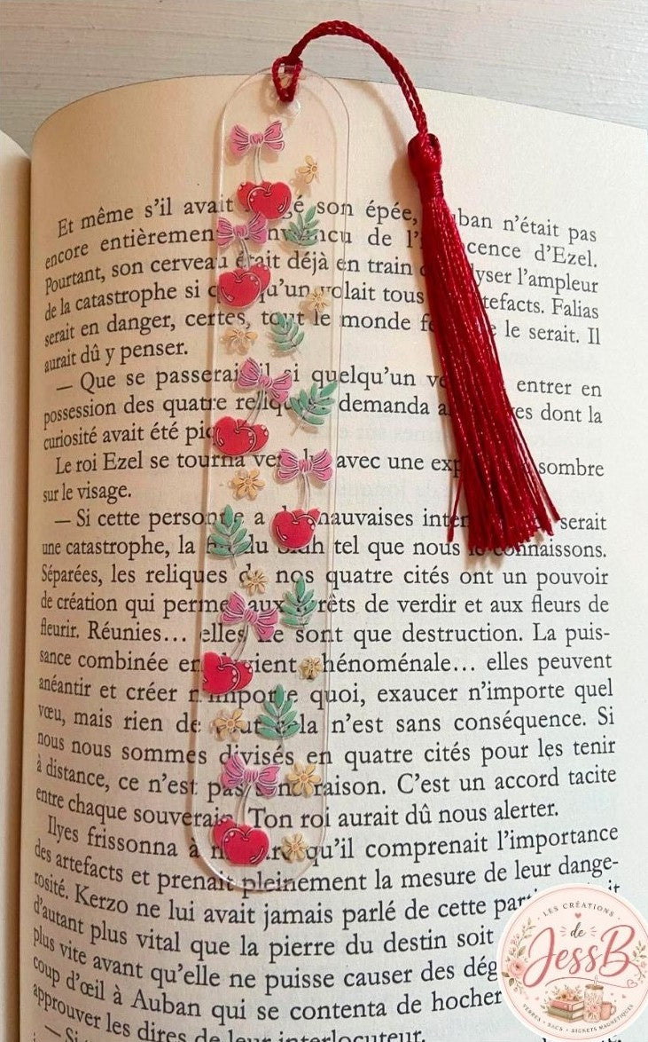 Signet acrylique – Cerise
