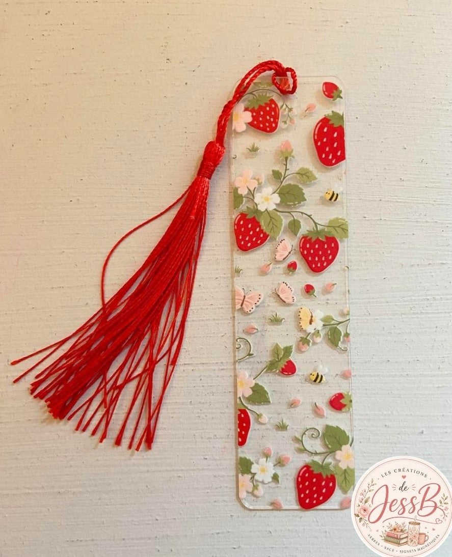 Signet acrylique – Fraises