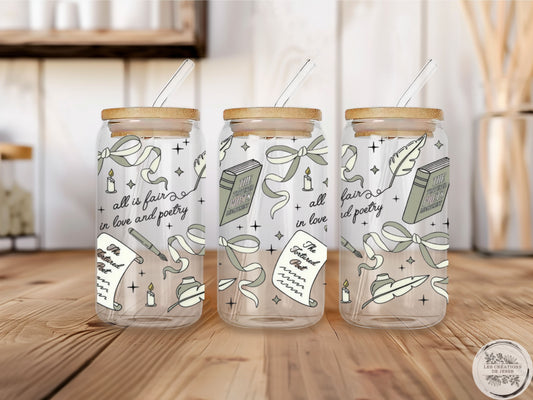 Verre 16 oz – Poète