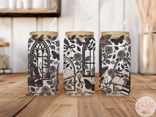 Verre  16 oz - Bibliothèque interdite