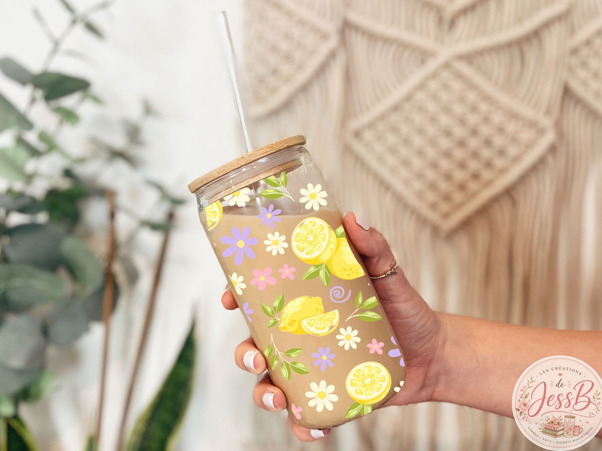Verre 16 oz – Citron & Fleur