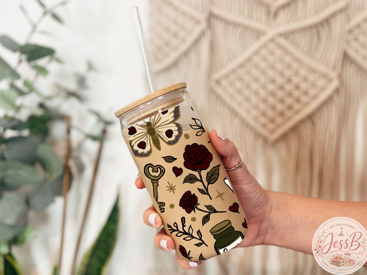 Verre 16 oz – Lettre d'amour