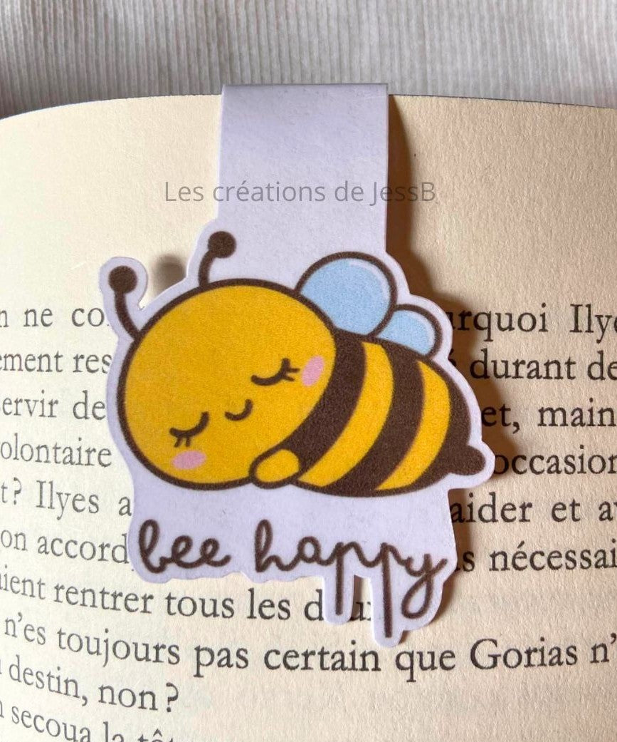 Signet magnétique - abeille happy