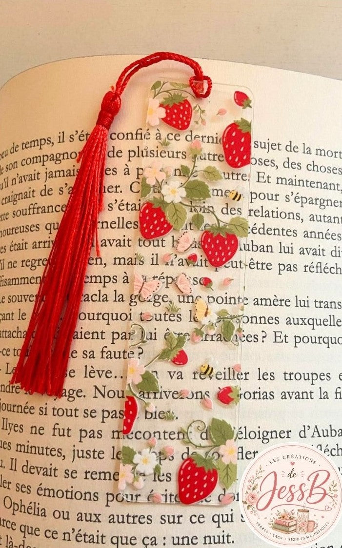 Signet acrylique – Fraises