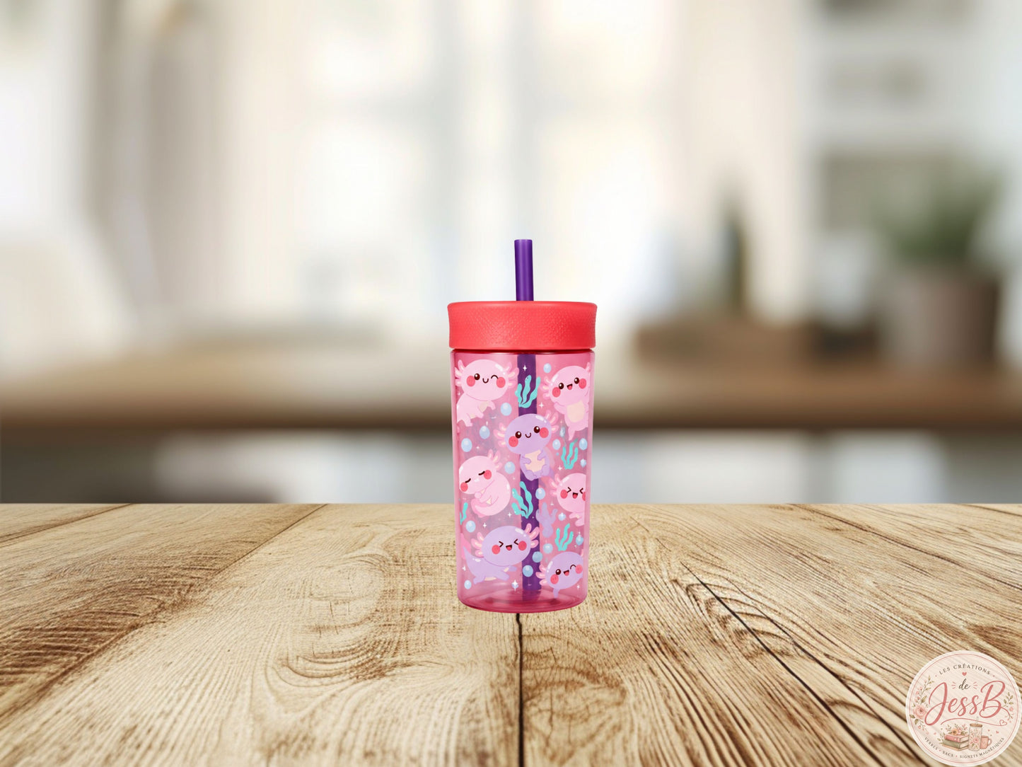 Tasse enfant Wowala 12 oz – Axolotl Kawaii