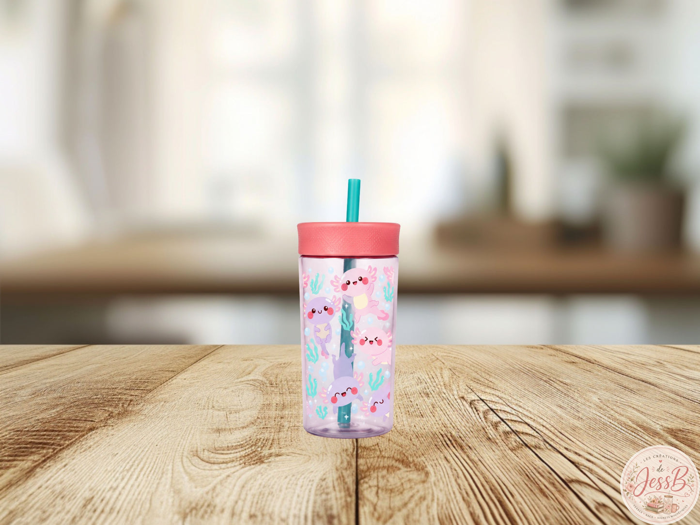 Tasse enfant Wowala 12 oz – Axolotl Kawaii