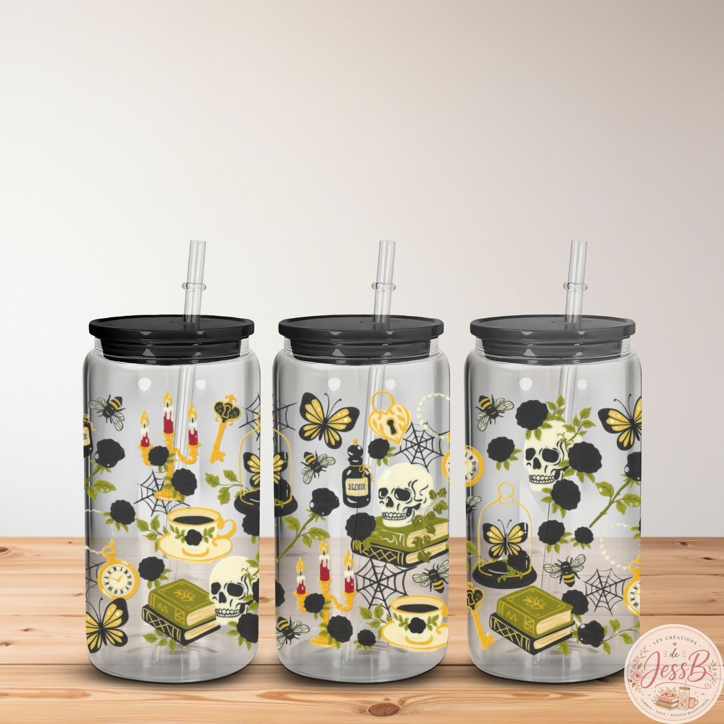 Verre 16 oz – Livres & Mystère
