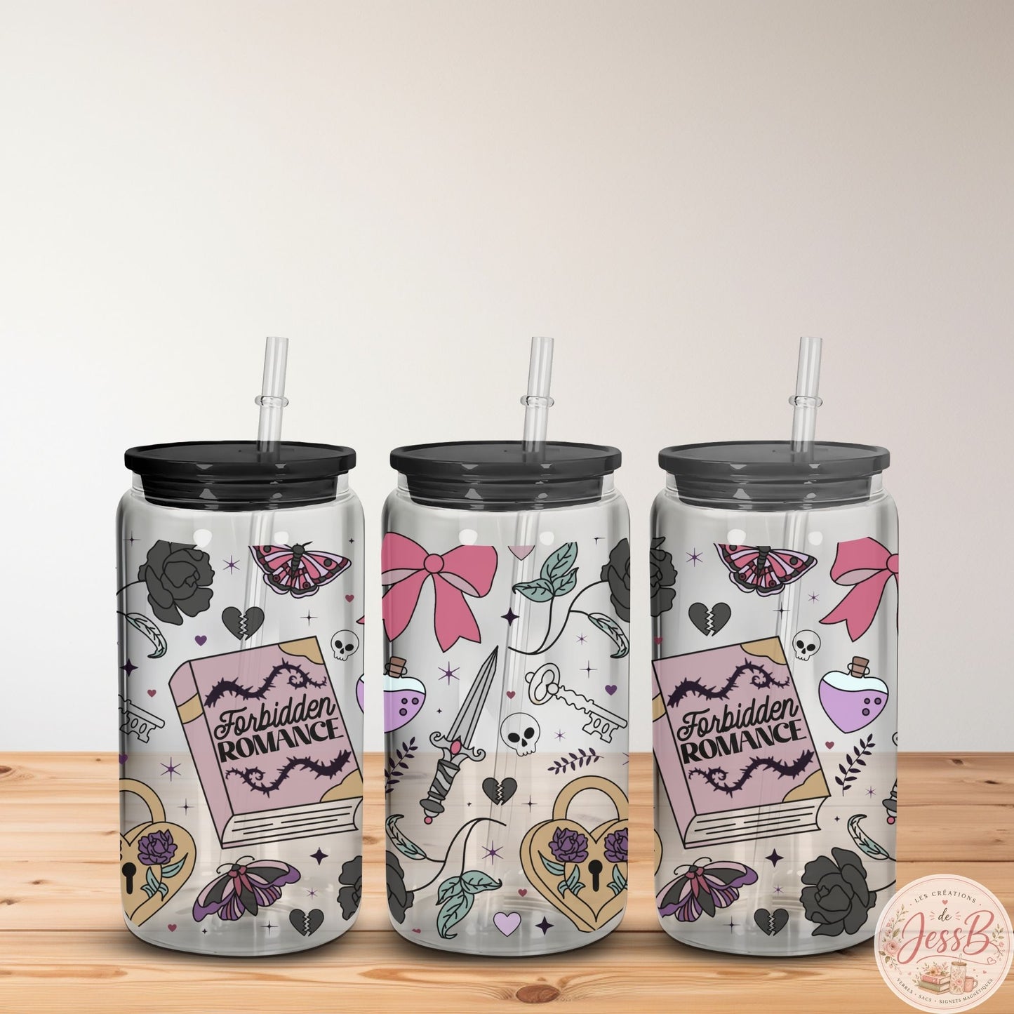 Verre 16 oz – Amour interdit