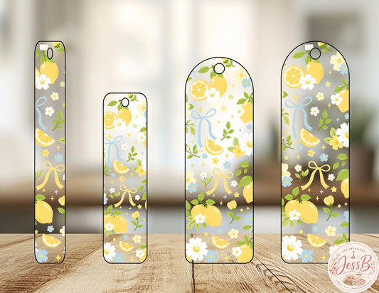 Signet acrylique – Citrons & Boucles