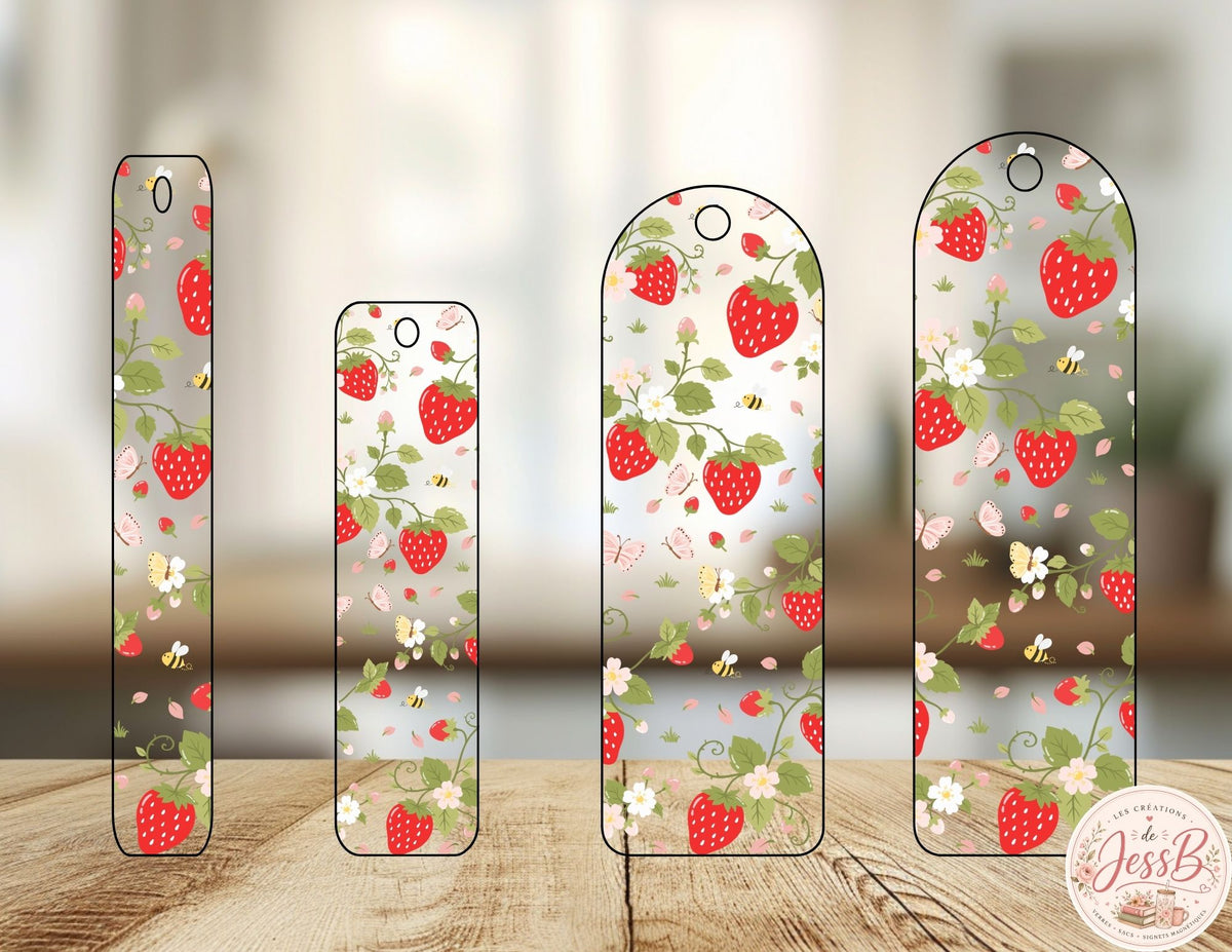 Signet acrylique – Fraises