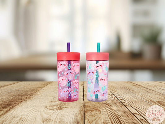 Tasse enfant Wowala 12 oz – Axolotl Kawaii