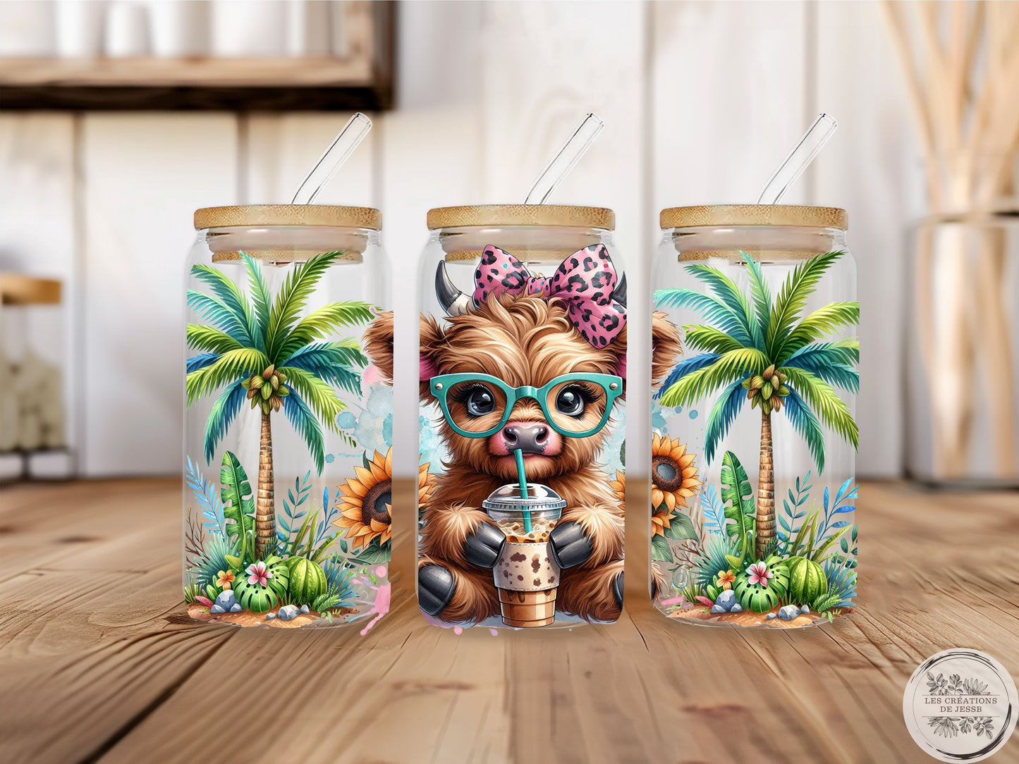 Verre en vitre 16 oz – Vache Highland