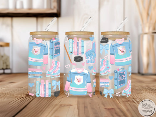 PRÉCOMMANDE | Verre Hockey Romance 16 oz – Design Édition Hockey