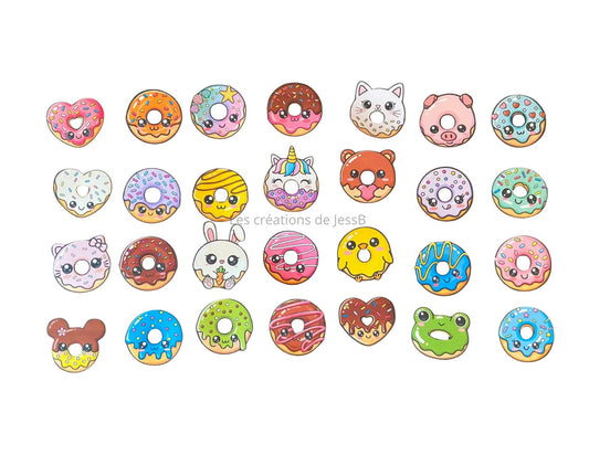 Kit de Stickers Kawaii Gourmands