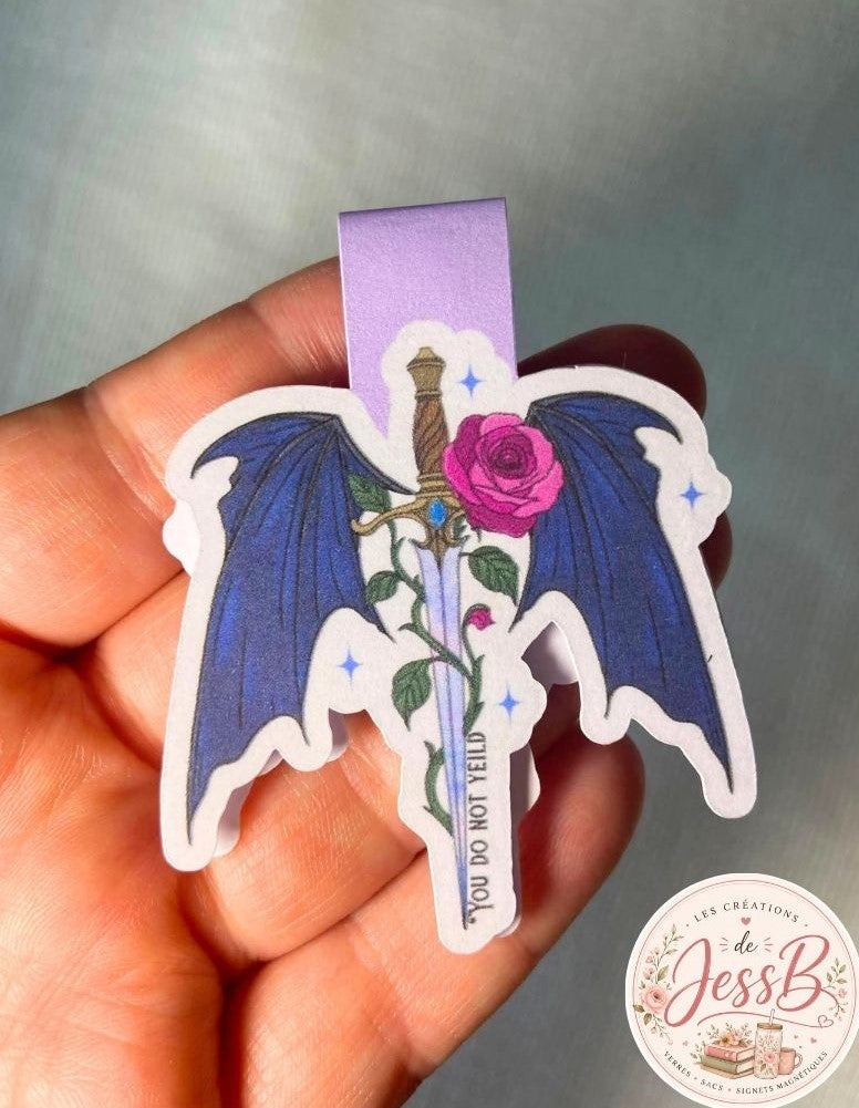 Signet magnétique - Dragon & Rose