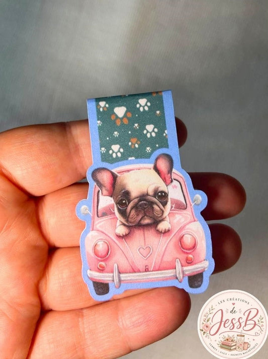 Signet magnétique - Bouledogue