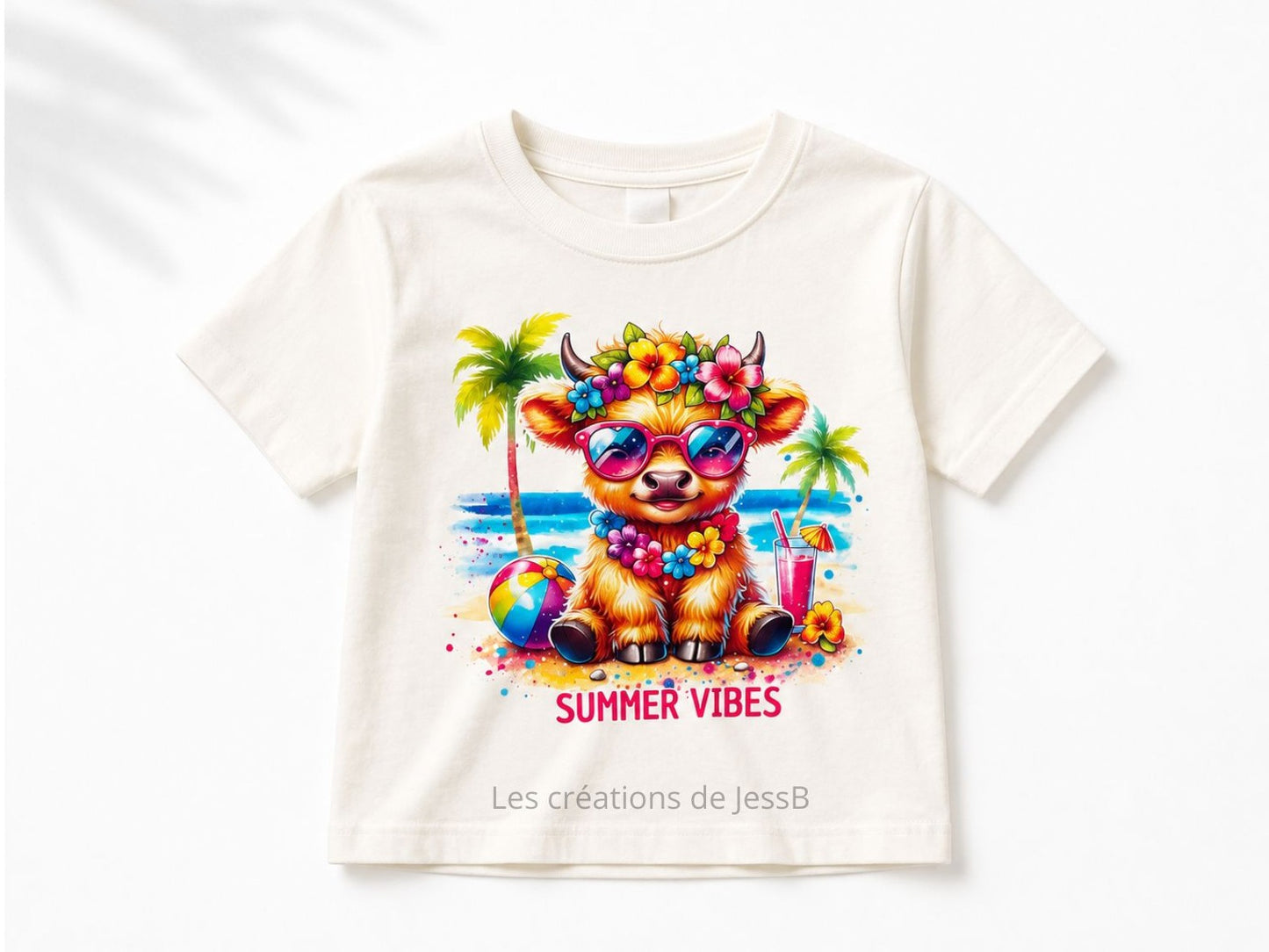 Chandail enfant – Vache Highland Summer