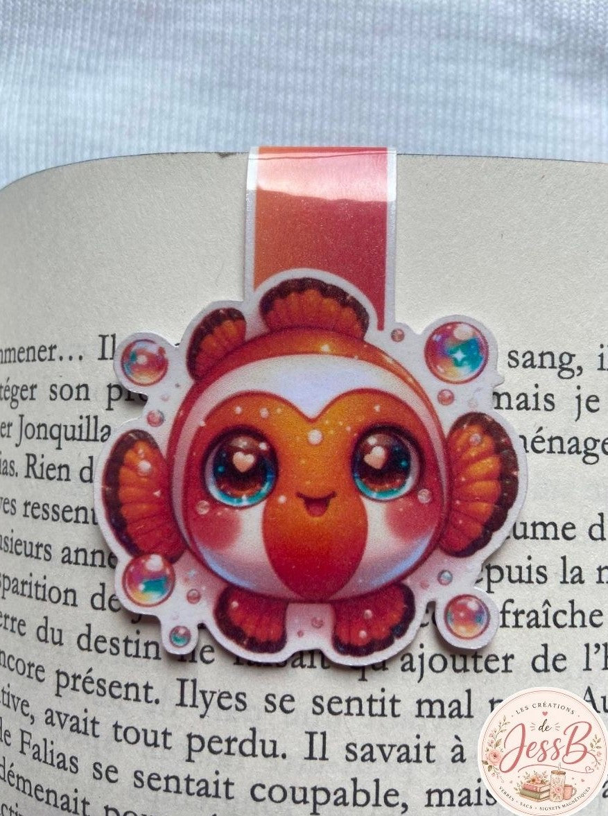 Signet magnétique – Poisson-clown