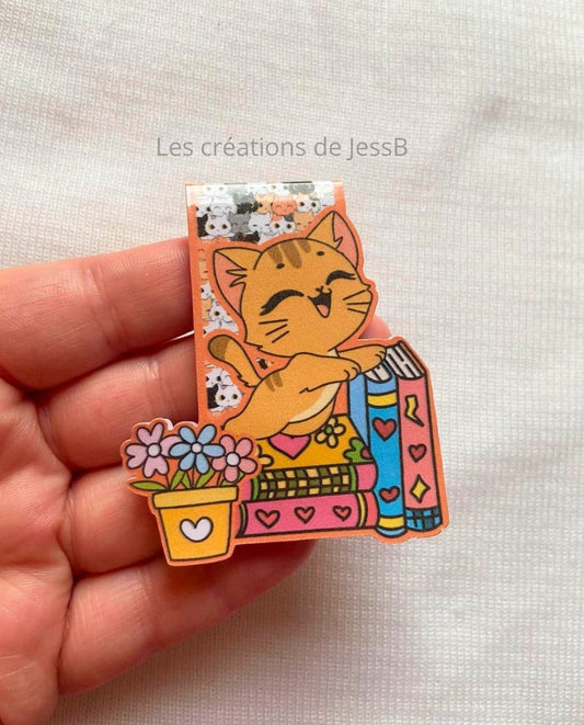 Signet magnétique – Chat roux