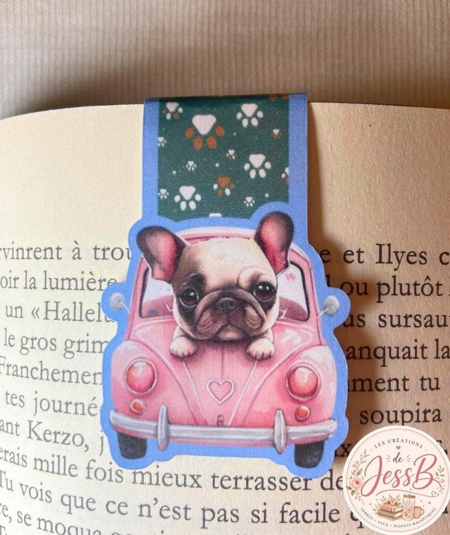 Signet magnétique - Bouledogue