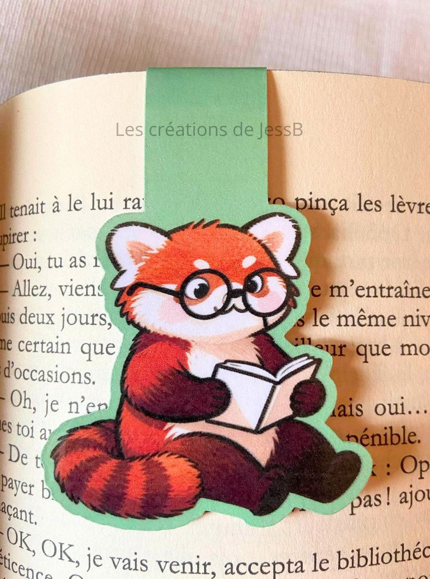 Signet magnétique - Panda Roux